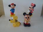Vintage Disney piepfiguren 4, Verzamelen, Disney, Mickey Mouse, Gebruikt, Beeldje of Figuurtje, Ophalen