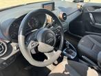 Audi A1 Sportback 1.4 TFSI Des. ProL+ AUT. ECC NAVI LED, 4 cilinders, Zwart, 48 €/maand, 600 kg
