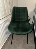 Xenos Eetkamerstoel Velvet Donkergroen, Overige kleuren, Ophalen of Verzenden, Zo goed als nieuw, Eén