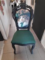 Mooie brocante barok stoel poes, Huis en Inrichting, Stoelen, Ophalen of Verzenden, Zo goed als nieuw, Eén