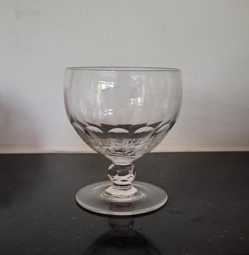 19e Eeuwse  handgeblazen likeur glazen 6 st, Verzamelen, Glas en Borrelglaasjes, Zo goed als nieuw, Ophalen