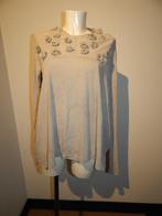 Rundholz Dip sweatshirt bewerkt met stoffen bloemen M