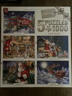 King kerstpuzzel, 5 x 1000 stukjes, Hobby en Vrije tijd, Denksport en Puzzels, Ophalen of Verzenden, Zo goed als nieuw
