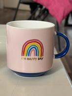 Leuke Hema mok met regenboog tekst Oh happy day, Ophalen of Verzenden, Zo goed als nieuw