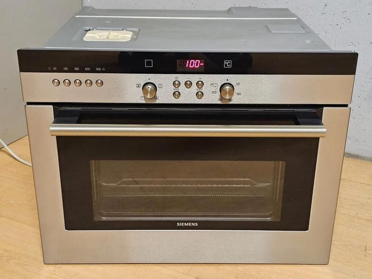 Mooie RVS (SIEMENS) Inbouw combi magnetron / inbouw oven !!!, Witgoed en Apparatuur, Ovens, Zo goed als nieuw, 45 tot 60 cm, Ophalen
