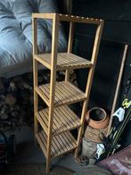 Houten Stellingkast met 4 Planken, Ophalen of Verzenden, Zo goed als nieuw
