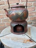 Antieke theepot op warmhouder, Antiek en Kunst, Ophalen