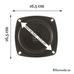 Dynavox 8 Ohm basluidspreker 16,5 cm 80 Watt, Overige merken, ., Overige typen, Nieuw