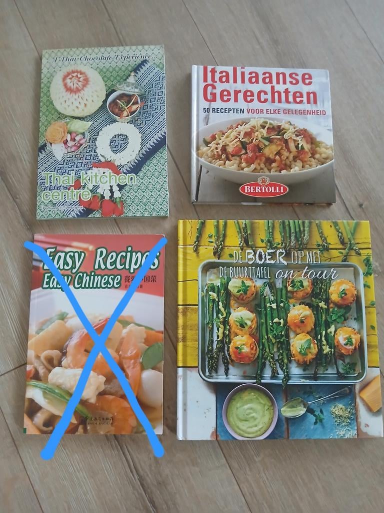 Kookboeken: Thais, Italiaans en Hollands, Diverse, Azië en Oosters, Ophalen of Verzenden, Gezond koken