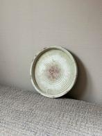 Preloved PTMD ronde zachtgroen bruine schaal d25cm, Schaal, Rond, Ophalen of Verzenden, Zo goed als nieuw