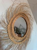 Bohemian zeegras spiegel bali ibiza style ronde spiegel, Ophalen of Verzenden, Zo goed als nieuw, Rond, Minder dan 100 cm