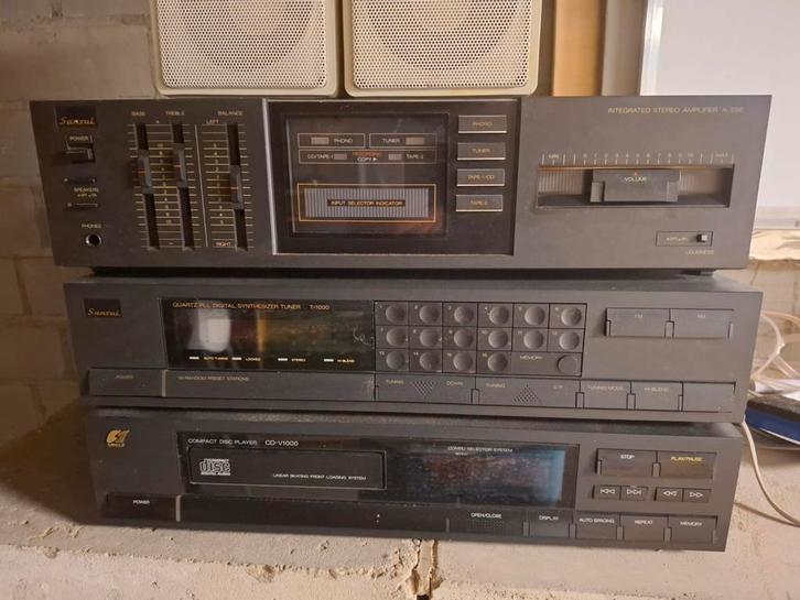 Sansui Stereo Set - Versterker, Tuner, CD-speler, Audio, Tv en Foto, Stereo-sets, Gebruikt, Cassettedeck, Cd-speler, Tuner of Radio