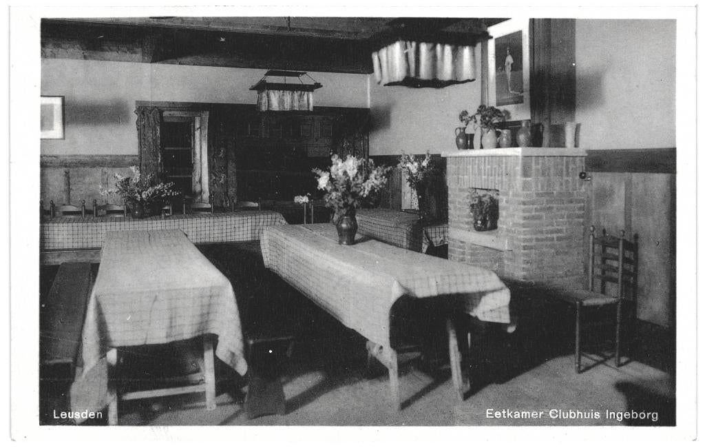 965311 Leusden Utr Clubhuis Ingeborg Eetkamer 1936 Gelopen