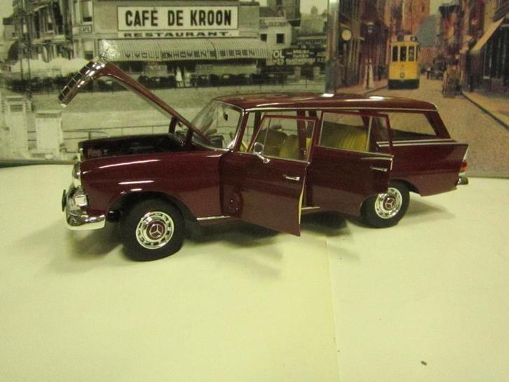 MERCEDES BENZ 200 BOUWJAAR 1966 UNIVERSAL STADION, Hobby en Vrije tijd, Modelauto's | 1:18, Nieuw, Auto, Norev, Ophalen of Verzenden