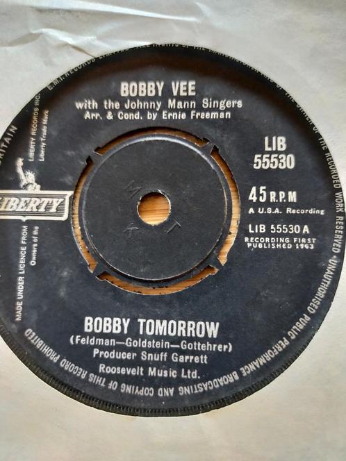 Bobby Vee , Bobby Tomorrow, Cd's en Dvd's, Vinyl Singles, Zo goed als nieuw, Nederlandstalig, Ophalen of Verzenden
