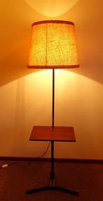 Frans hout en metal jar60 vloerlamp hout tafelblad cafe, Ophalen, Gebruikt, Metaal, 150 tot 200 cm
