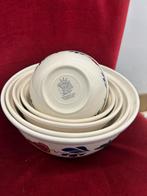 Boerenbont set van 5 beslagkomschalen zware kwalitijd, Div, Ophalen of Verzenden, Schaal of Schalen, Div