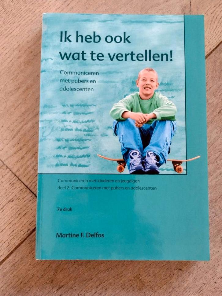 M.F. Delfos - Ik heb ook wat te vertellen!, Boeken, Wetenschap, Zo goed als nieuw, Sociale wetenschap, Ophalen of Verzenden