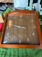 Seiko Houten Wandklok - Stijlvol Design, Antiek en Kunst, Antiek | Klokken, Ophalen of Verzenden