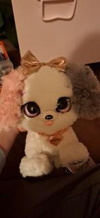 Pratende en Bewegende Hondje, Kinderen en Baby's, Speelgoed | Knuffels en Pluche, Ophalen of Verzenden, Zo goed als nieuw, Hond