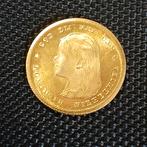 Goud op zilveren 10 tientje Gulden Wilhelmina 1897, Postzegels en Munten, Verzenden, Goud, Koningin Wilhelmina, Losse munt