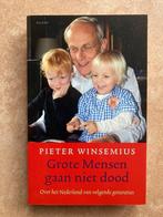 Grote Mensen gaan niet dood - Pieter Winsemius, Maatschappij en Samenleving, Ophalen of Verzenden, Zo goed als nieuw, Nederland