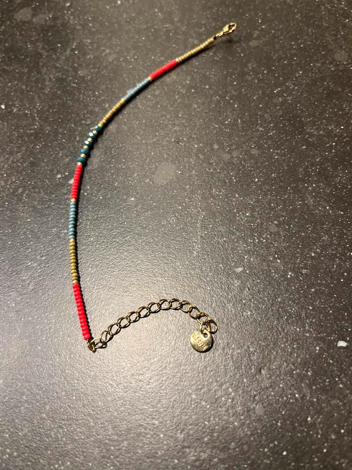 Biba Armbandje met Kralen - Stijlvol Accessoire, Sieraden, Tassen en Uiterlijk, Armbanden, Zo goed als nieuw, Overige materialen