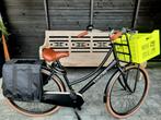 NIEUWE ZEER COMPLETE OMA /TRANSPORTFIETS ZWART 28 inch, Nieuw, Handrem, Ophalen, 53 tot 56 cm