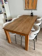 Houten eettafel, Ophalen, Gebruikt, 50 tot 100 cm, Vijf personen of meer