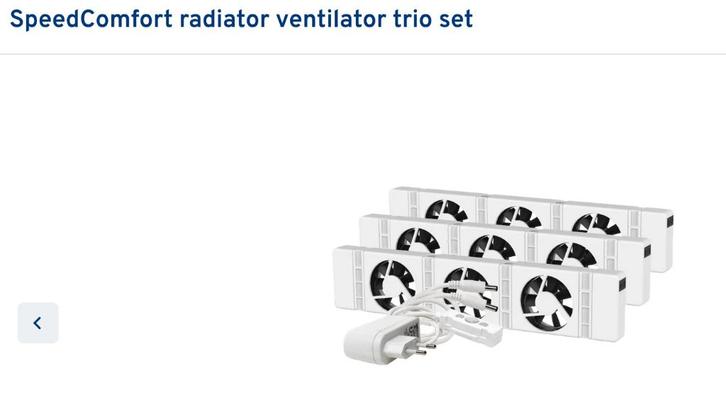 radiator / convector ventilator, Doe-het-zelf en Verbouw, Verwarming en Radiatoren, Zo goed als nieuw, Overige typen, Minder dan 200 watt
