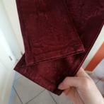 Queen Hearts nieuw bordeaux rode broek super skinny XS 34612, ., Nieuw, Ophalen of Verzenden, Queen Hearts