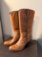 Tony Mora Vintage Bruine Hoge Laarzen van slangen leer, Hoge laarzen, Bruin, Ophalen of Verzenden, Zo goed als nieuw