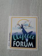 sticker ZOO Antwerpen Aqua FORUM, Ophalen of Verzenden, Zo goed als nieuw, Bedrijf of Vereniging