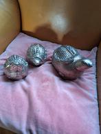 Schildpad 3x doos Cambodja betelnoot doos per stuk bieden, Antiek en Kunst, Kunst | Niet-Westerse kunst, Ophalen of Verzenden