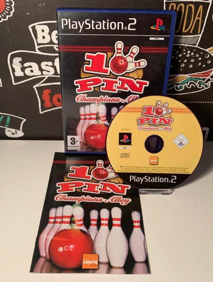 10 Pin: Champions Alley - PS2 - Iksgames, Spelcomputers en Games, Games | Sony PlayStation 2, Zo goed als nieuw, Sport, 3 spelers of meer