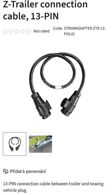 Verloopkabel 2x 13 pin  beschikbaar voor biedingen