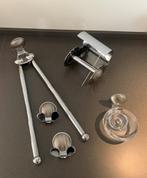 RVS badkamer accessoires - duurzame tijdloze vintage., Minder dan 50 cm, Gebruikt, Overige typen, Ophalen of Verzenden