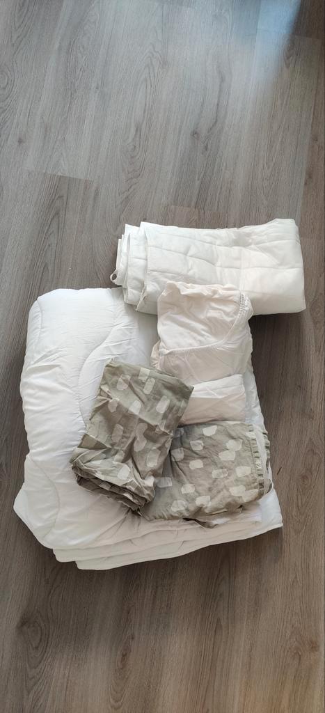 Complete set beddengoed éénpersoonsbed (90x200 / 140x200), Huis en Inrichting, Slaapkamer | Beddengoed, Zo goed als nieuw, Dekbedovertrek
