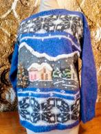 💖Prachtig 100% wol hand gebordurde winter trui M, Kleding | Dames, Truien en Vesten, Ophalen of Verzenden, Zo goed als nieuw