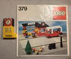Vintage LEGO 379 Busstation  Instructies + onderdelen, Kinderen en Baby's, Speelgoed | Duplo en Lego, Ophalen of Verzenden, Gebruikt