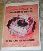 Mooie repro brochure van de wurlitzer 1800., Verzamelen, Ophalen of Verzenden, Gebruikt, 1970 tot heden, Overige merken