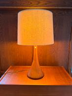 Vintage Domus teardrop tafellamp ‘70, Metaal, Ophalen of Verzenden, Zo goed als nieuw, Vintage retro buisframe design rotan webbing papercord deens