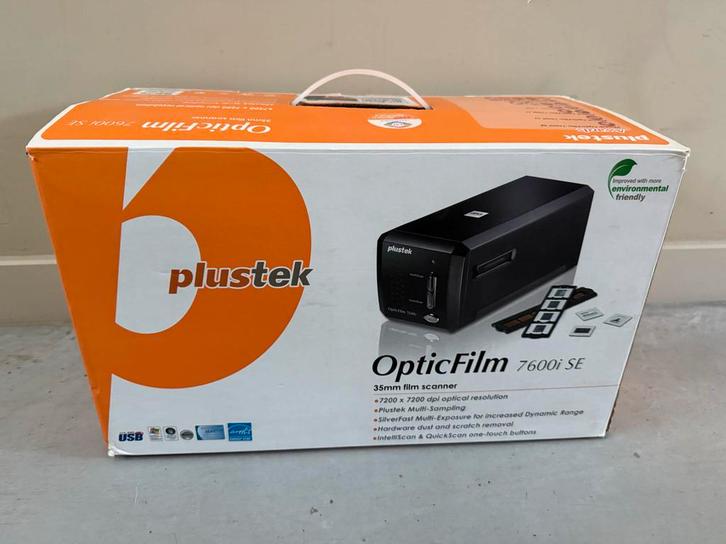 Plustek Opticfilm 7600i SE Filmscanner, Computers en Software, Scanners, Gebruikt, Diascanner, MacOS, Ophalen of Verzenden