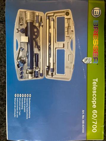 Bresser Telescoop 60/700 Compleet in Koffer beschikbaar voor biedingen