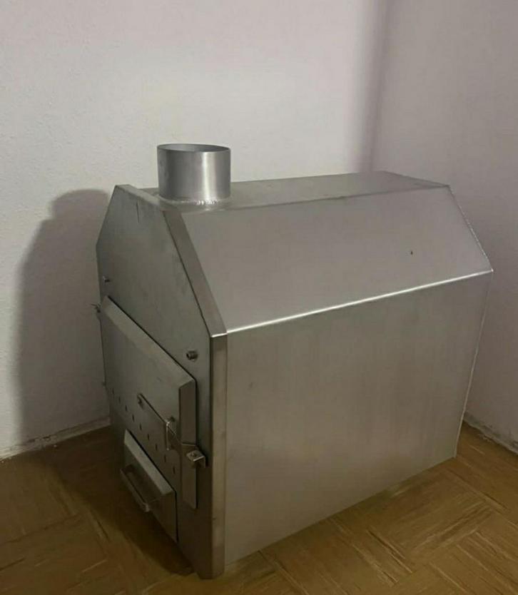 Hottub Kachel - Aluminium - 45kW, Huis en Inrichting, Kachels, Nieuw, Vrijstaand, Houtkachel, Hout, Ophalen of Verzenden