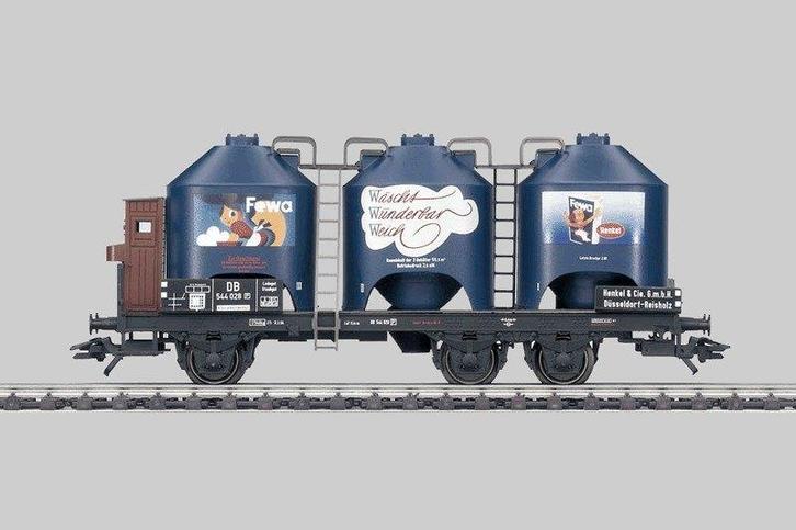 Marklin 48261 3 assige silowagon HENKEL KKK NIEUW (#716), Hobby en Vrije tijd, Modeltreinen | H0, Nieuw, Wagon, Wisselstroom, Märklin