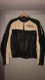 Supermooie Harley Davidson jas, geventileerd xl zwart/creme, Heren, Jas | leer, Harley Davidson. Origineel., Ophalen of Verzenden