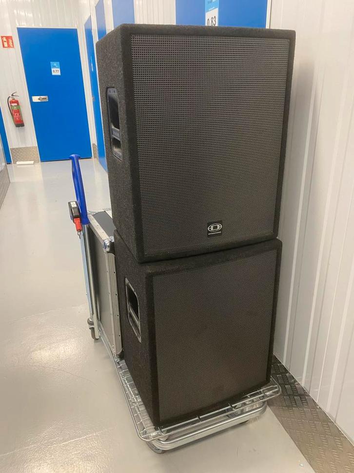 Dynacord A153 Speakers - Topstaat - Set van 2, Audio, Tv en Foto, Luidsprekers, Gebruikt, Overige typen, 120 watt of meer, Overige merken
