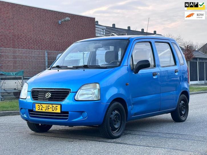 Suzuki Wagon R+ 1.3 GA Stuurbekrachtiging*22-04-20206 APK*In, Auto's, Suzuki, Bedrijf, Te koop, Wagon R+, Metallic lak, Radio