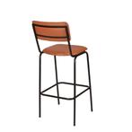 Vintage Look Barkruk Industriële Horecastoel Barstoel Leer, 5 krukken of meer, Info@dehanzeherten.nl, 60 tot 90 cm, Nieuw